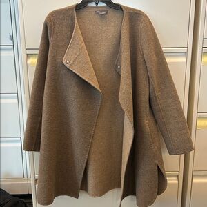 Vince asymmetrical 90% wool coat